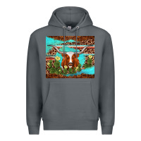 Rock longhorn tumbler Premium Hoodie - AdoDesignShop