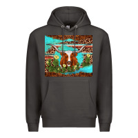 Smoke longhorn tumbler Premium Hoodie - AdoDesignShop