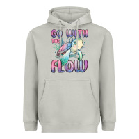 Moon Dust go with flow turtle Heavyweight Hoodie - MaliasSmallBusiness