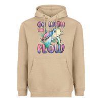 Mushroom go with flow turtle Heavyweight Hoodie - MaliasSmallBusiness