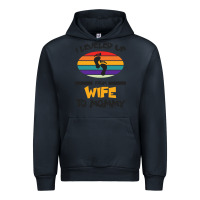 Navy I Leveled Up From Wife To Mommy Urban Hoodie - Bettercallsaul