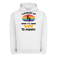 Pigment Lunar Rock I Leveled Up From Wife To Mommy Urban Hoodie - Bettercallsaul