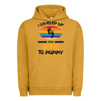 Pigment Peanut Butter I Leveled Up From Wife To Mommy Urban Hoodie - Bettercallsaul