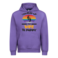 Tulip I Leveled Up From Wife To Mommy Urban Hoodie - Bettercallsaul
