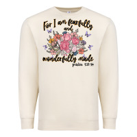 Sandshell for i am fearfully and wonderfully made Premium Sweatshirt - MaliasSmallBusiness