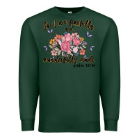 Sports Green for i am fearfully and wonderfully made Premium Sweatshirt - MaliasSmallBusiness
