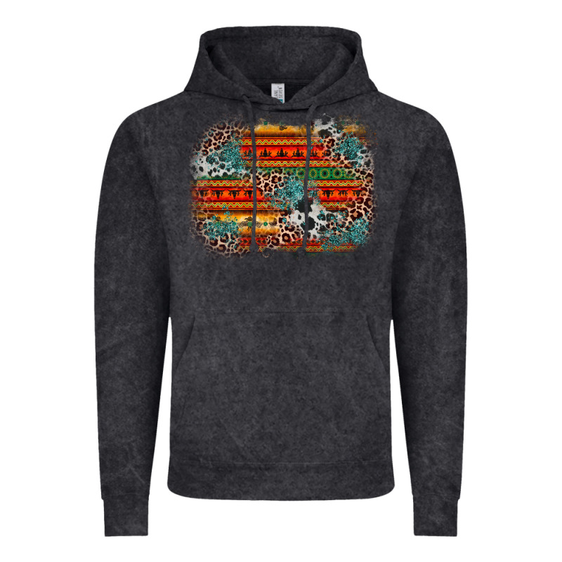 Leopard Aztec Background Vintage Hoodie by Zillion Design Studio | Teevron