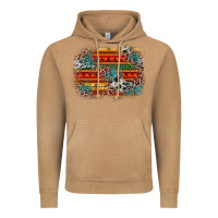 Vintage Camel leopard aztec background Vintage Hoodie - Zillion Design Studio