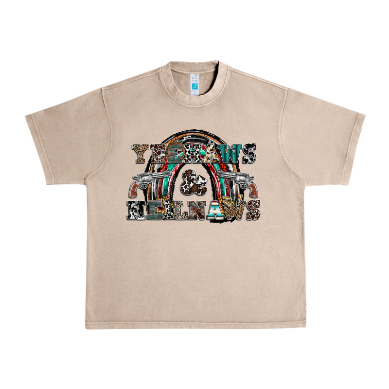 Yeehaws And Heilnaws Urban Heavy Tee by SublimationCraftShop | Teevron