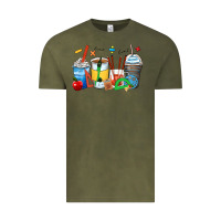 Vintage Olive math teacher coffee cups Vintage Tee - Zillion Design Studio