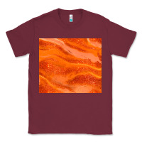 Burgundy orange glitter Classic Tee - JahusDesignShop