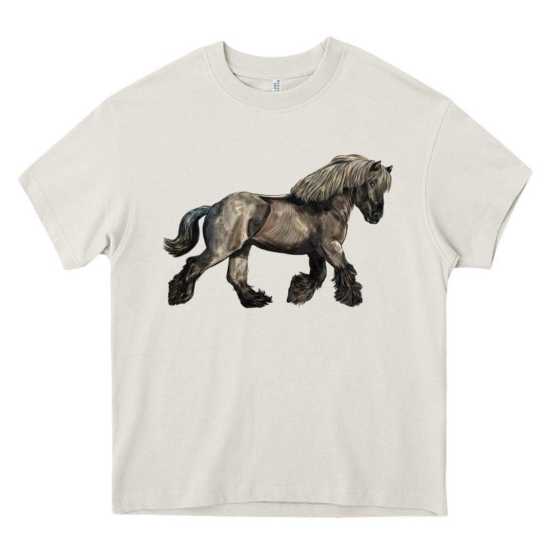 Belgian Horse Heavy Core Tee by LillyAllenDesigns | Teevron