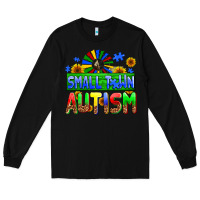 Black small town autism Long Sleeve Tee - AdoDesignShop