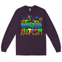 Plum small town autism Long Sleeve Tee - AdoDesignShop