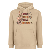 Mushroom more tattoos less anxiety Heavyweight Hoodie - MaliasSmallBusiness