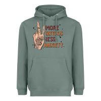 Sage more tattoos less anxiety Heavyweight Hoodie - MaliasSmallBusiness
