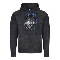 Vintage Black wolf scratch mark Vintage Hoodie - RanaPortraitStore