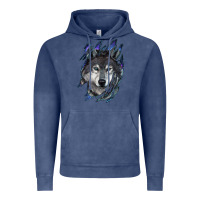 Vintage Denim wolf scratch mark Vintage Hoodie - RanaPortraitStore