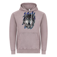 Vintage Zinc wolf scratch mark Vintage Hoodie - RanaPortraitStore