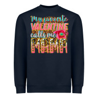 Navy my favorite calls me mama Heavyweight Sweatshirt - texasbilliewilder