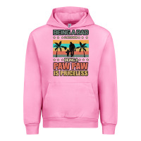 Fuchsia Pink Being a dad is an honor being a pawpaw is priceless Urban Hoodie - Bettercallsaul