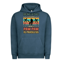 Pigment Midnight Navy Being a dad is an honor being a pawpaw is priceless Urban Hoodie - Bettercallsaul