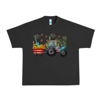 Pigment Black 4th of july tractor Urban Heavy Tee - CowGirlArtShop
