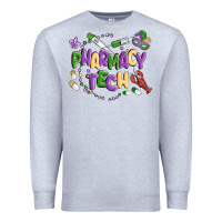 Heather Grey pharmacy tech Premium Sweatshirt - MaliasSmallBusiness