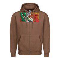 Chestnut mexico flag cowhide leopard sunflower and roses licanse  plate Zipper Hoodie - Artiststas