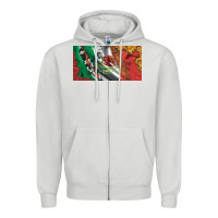 Dove Grey mexico flag cowhide leopard sunflower and roses licanse  plate Zipper Hoodie - Artiststas