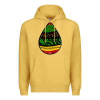 Antique Gold teardrop african pattern Premium Hoodie - BundleAndBundleShop