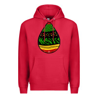 Cardinal teardrop african pattern Premium Hoodie - BundleAndBundleShop