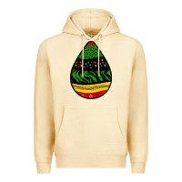 Pina Colada teardrop african pattern Premium Hoodie - BundleAndBundleShop