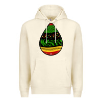 Sandshell teardrop african pattern Premium Hoodie - BundleAndBundleShop