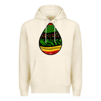Tofu teardrop african pattern Premium Hoodie - BundleAndBundleShop