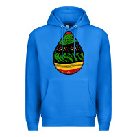 True Royal teardrop african pattern Premium Hoodie - BundleAndBundleShop