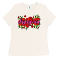 Bone Chingona with roses Ladies Tee - AdoDesignShop