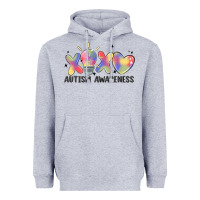 Heather Grey autism awareness Heavyweight Hoodie - MaliasSmallBusiness