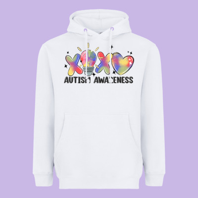 Autism Awareness Heavyweight Hoodie Designed By Maliassmallbusiness