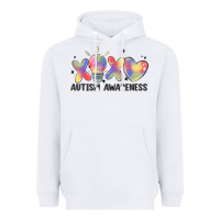White autism awareness Heavyweight Hoodie - MaliasSmallBusiness