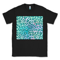 Black turquoise leopard glitter Classic Tee - JahusDesignShop