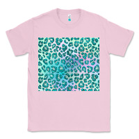 Bubblegum Pink turquoise leopard glitter Classic Tee - JahusDesignShop