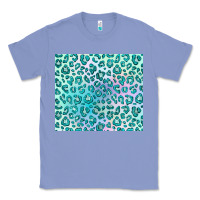 Colony Blue turquoise leopard glitter Classic Tee - JahusDesignShop