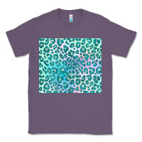 Lavender turquoise leopard glitter Classic Tee - JahusDesignShop