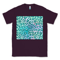 Plum turquoise leopard glitter Classic Tee - JahusDesignShop
