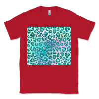 Red turquoise leopard glitter Classic Tee - JahusDesignShop