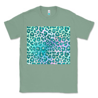 Sage turquoise leopard glitter Classic Tee - JahusDesignShop