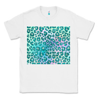 White turquoise leopard glitter Classic Tee - JahusDesignShop