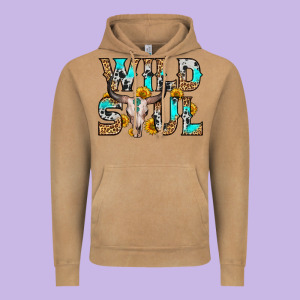 Wild Soul Vintage Hoodie Designed By Zillion Design Studio
