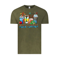 Vintage Olive math teacher coffee cups Vintage Tee - Zillion Design Studio